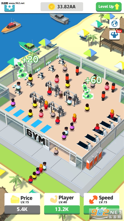 Idle Fitness Gym Tycoon(��ɢ�Ľ�����ల׿��)��ͼ3