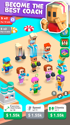 Idle Gym City - fitness tycoon(Idle Gym City��Ϸ)��ͼ0