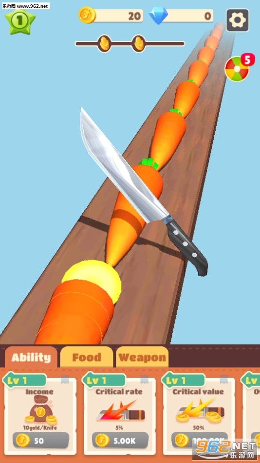 Idle Perfect Chopped(闲置切割大师安卓版)截图0