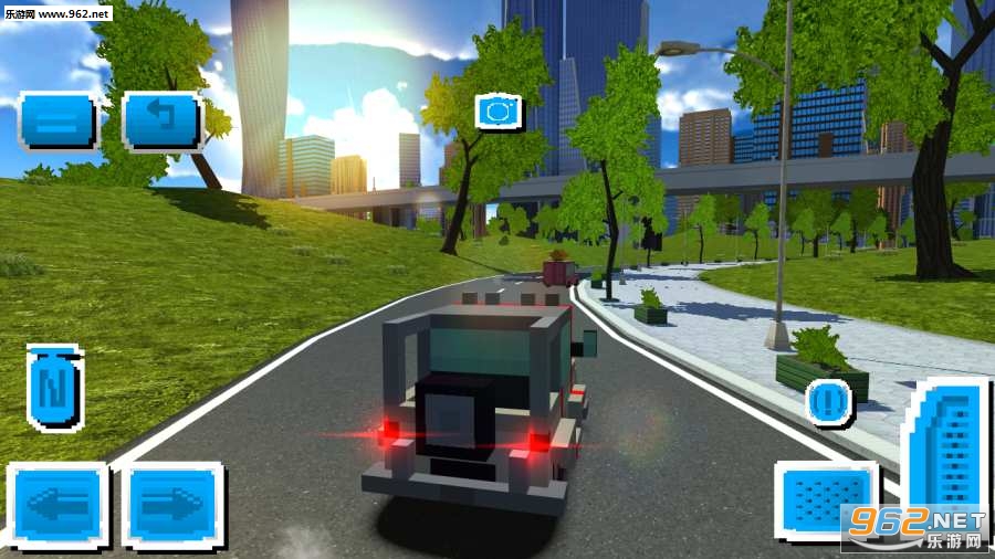 Blocky Cars In Real World(像素汽车模拟器安卓版)截图0