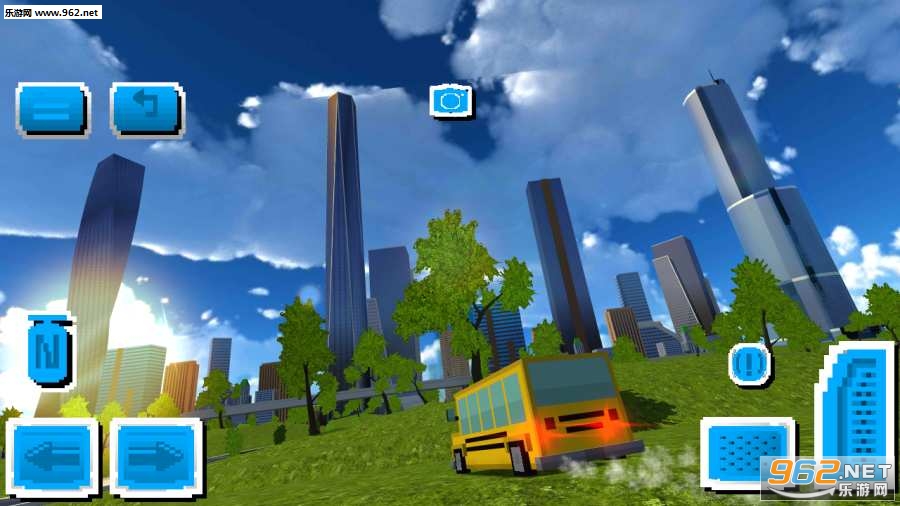 Blocky Cars In Real World(像素汽车模拟器安卓版)截图2
