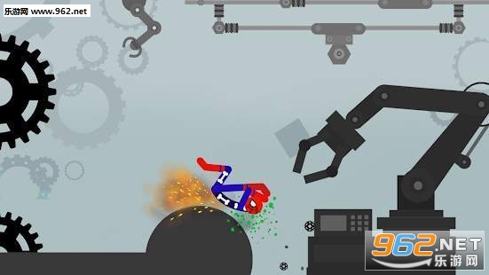 Spider Stickman Ragdoll Dismounting(֩������ż��ж��׿��)��ͼ2