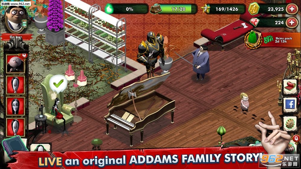 Addams Family Mystery Mansion(亚当斯一家神秘公寓安卓版)截图1