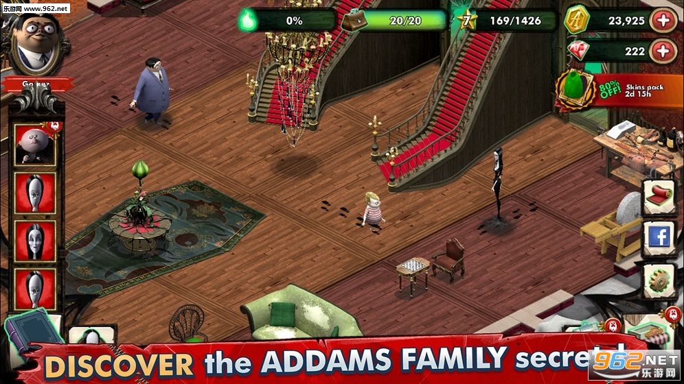Addams Family Mystery Mansion(亚当斯一家神秘公寓中文汉化版)截图0