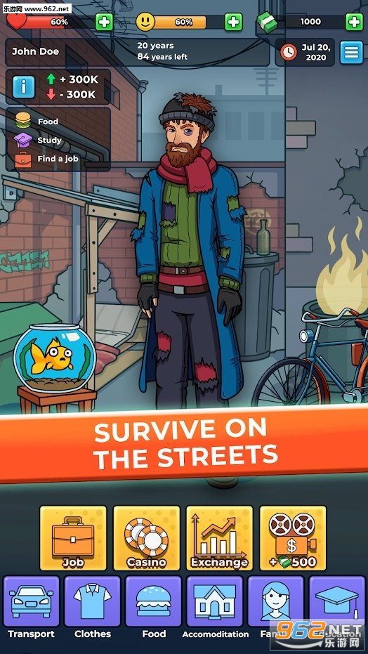 Hobo Life - business simulator(流浪汉生活商业模拟安卓版)截图1