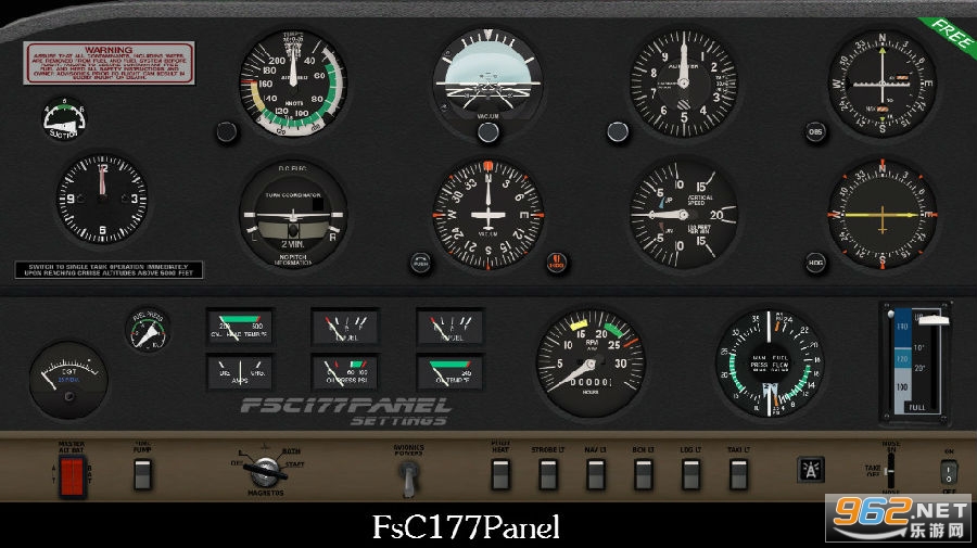 FsC177Panel(��˹��177�ɻ��Ǳ�������ģ����Ϸ)