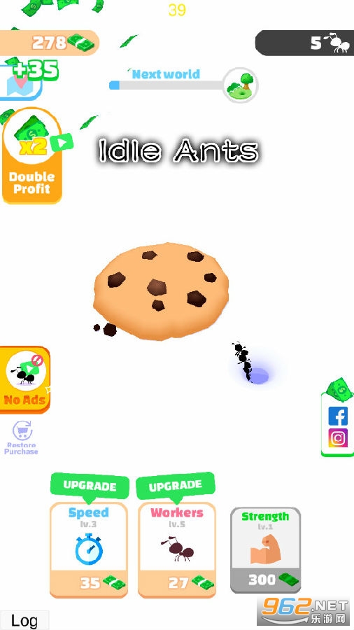 IdleAnts app