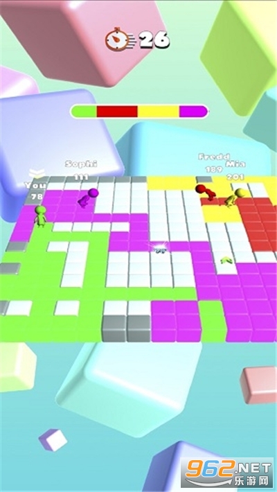 彩色六边形跳跃游戏 彩色六边形跳跃游戏