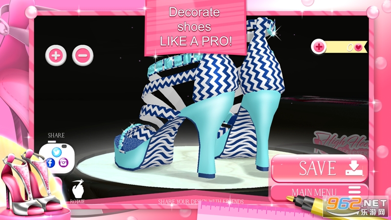 Shoe Maker Games For Girls 3D(�Ұ��߸�Ь��Ϸ)v2.0.1 (��Ƹ߸�Ь)��ͼ1