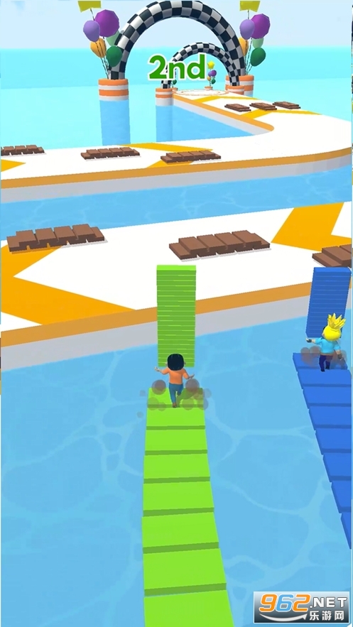 Shortcut Run(用木板搭桥的游戏)截图1