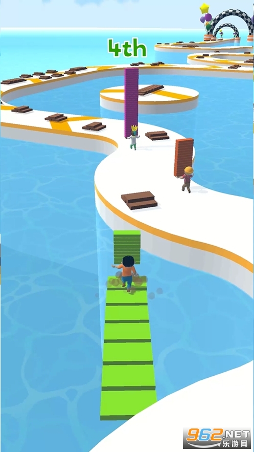 Shortcut Run(用木板搭桥的游戏)截图3