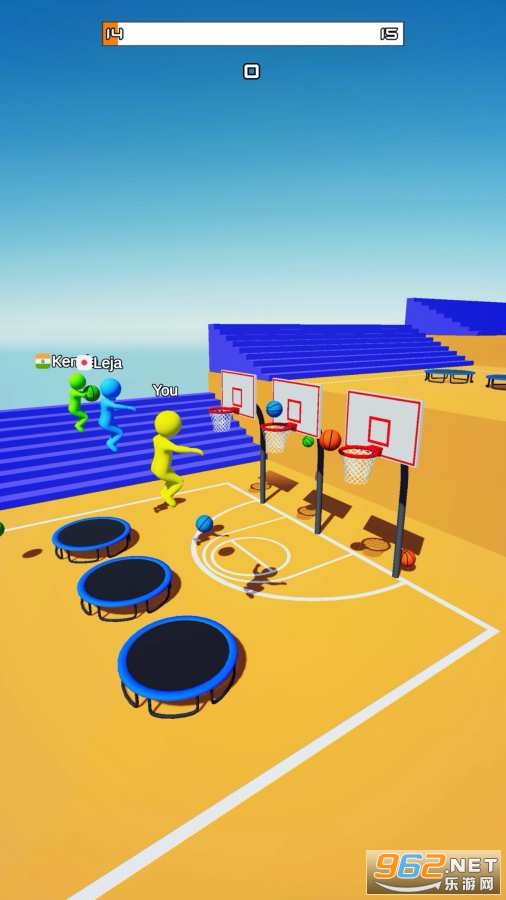 Jump Dunk 3D(跳跃灌篮3D游戏)截图0