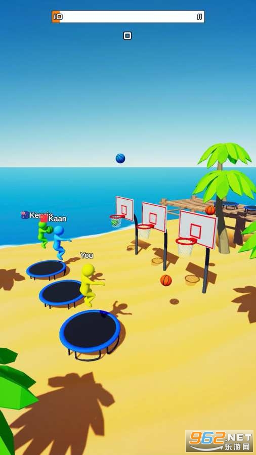 Jump Dunk 3D(跳跃灌篮3D游戏)截图1