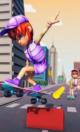 Turbo Skateboard Flip Stars Skater Game 2020(我滑板贼6游戏)截图0
