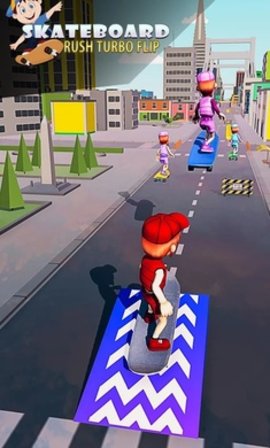 Turbo Skateboard Flip Stars Skater Game 2020(我滑板贼6游戏)截图1