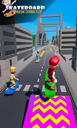 Turbo Skateboard Flip Stars Skater Game 2020(我滑板贼6游戏)截图2