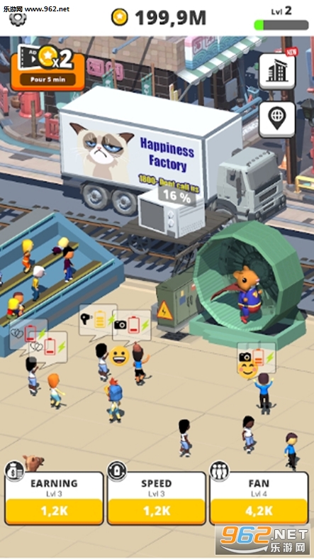 Idle - Hamster Wheel(空闲仓鼠轮手游)截图0