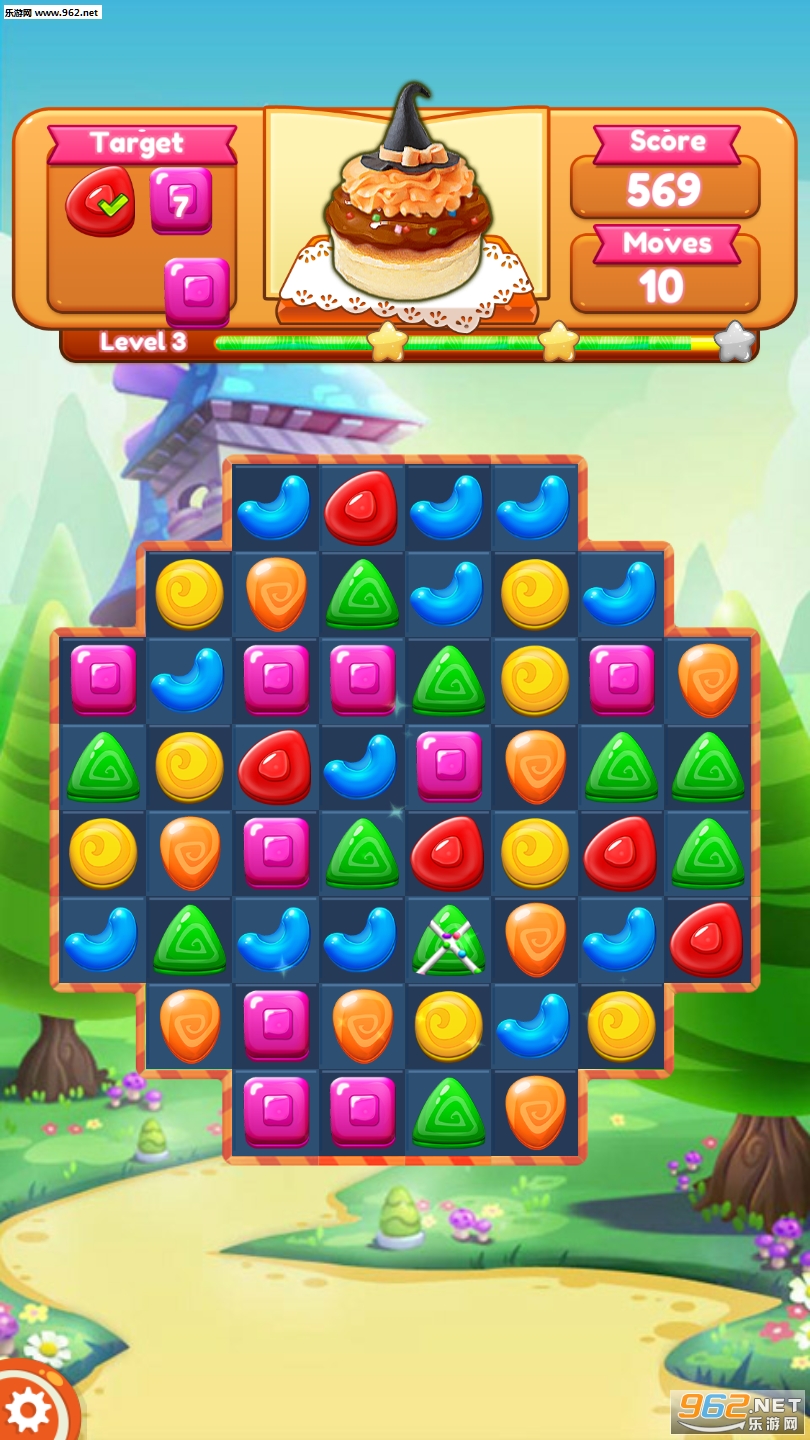 Cookie Blast Mania: Match 3 Game Puzzle For Kids(饼干爆炸狂热红包版)截图0