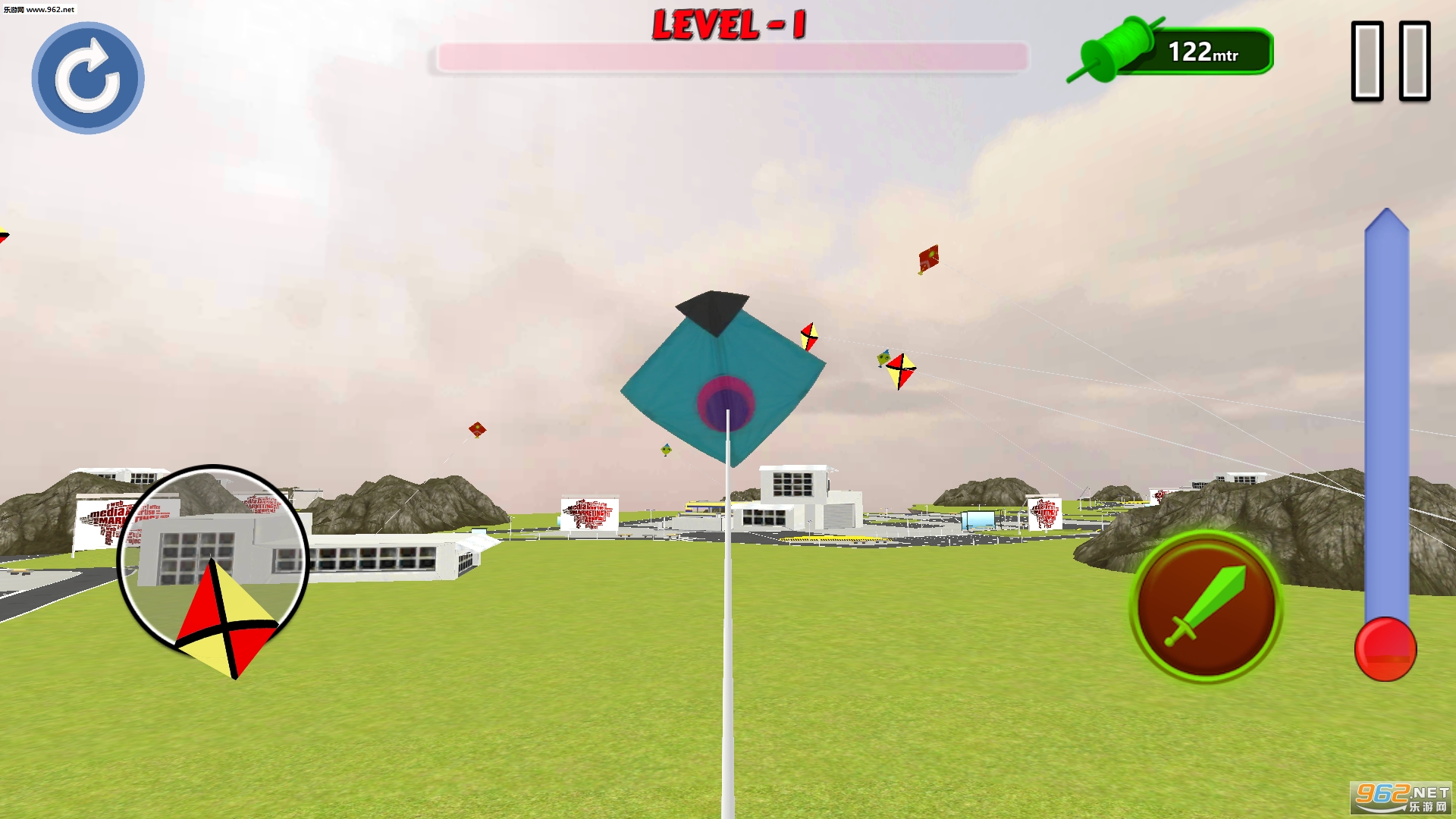 Kite Flyng 3D(���ݴ���ս3D��Ϸ)v1.2(Kite Flyng 3D)��ͼ2