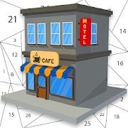 Build A House Poly Art - Puzzle By Number(������ģ��������)