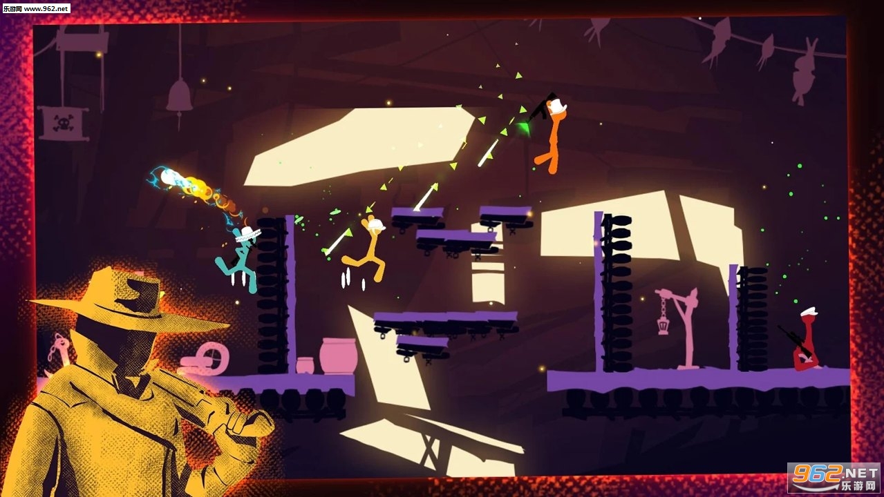 Stickfight Shadow(强光暗战安卓版)截图0