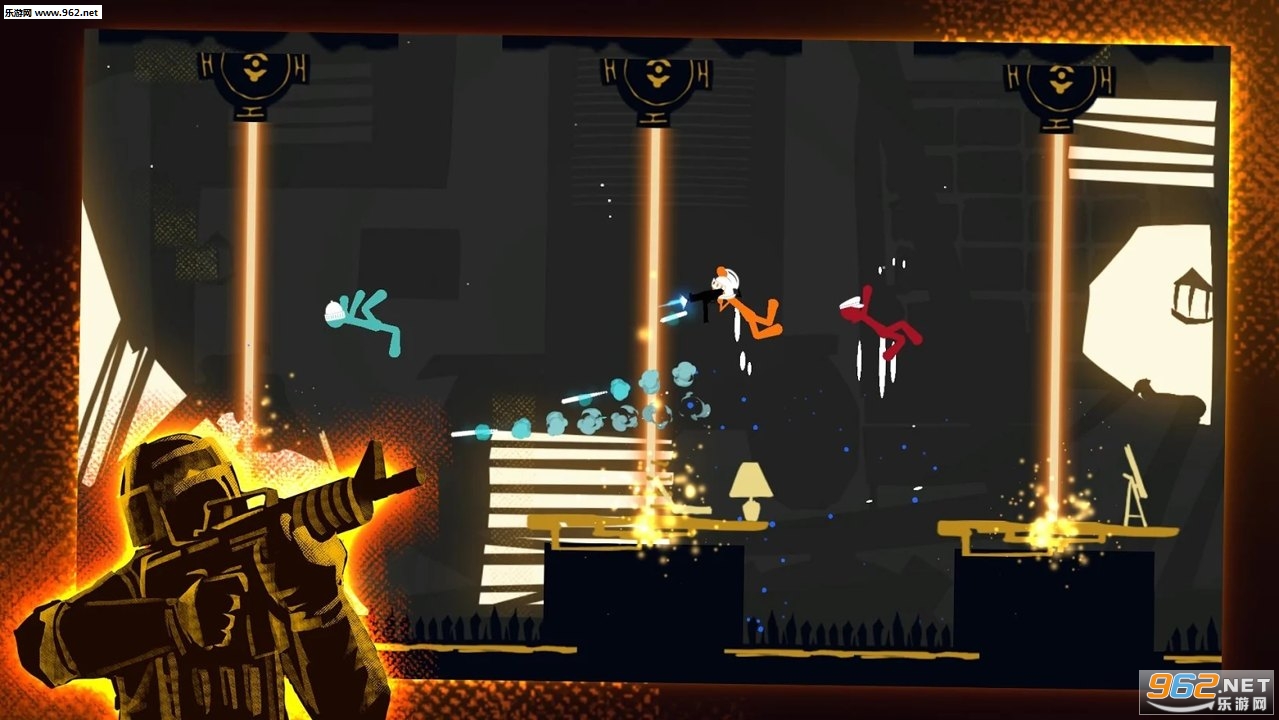 Stickfight Shadow(强光暗战安卓版)截图1