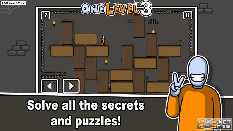One Level 3: Stickman Jailbreak火柴人越狱3中文版截图0