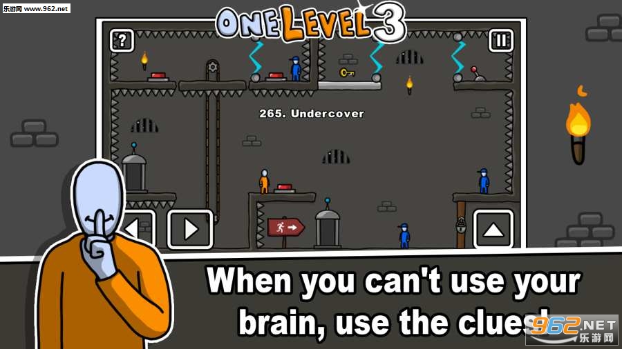 One Level 3: Stickman Jailbreak火柴人越狱3中文版截图1