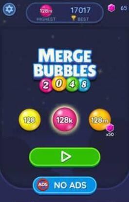 2048合并气泡游戏截图0