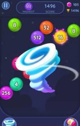 2048合并气泡游戏截图3