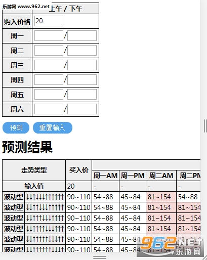 动森大头菜预测工具截图3