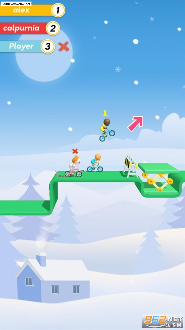 人类疯狂自行车手游BikeRace3D截图1
