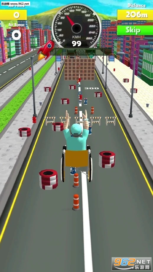 Crazy Stunt 3D(疯狂轮椅特技3D安卓版)截图3