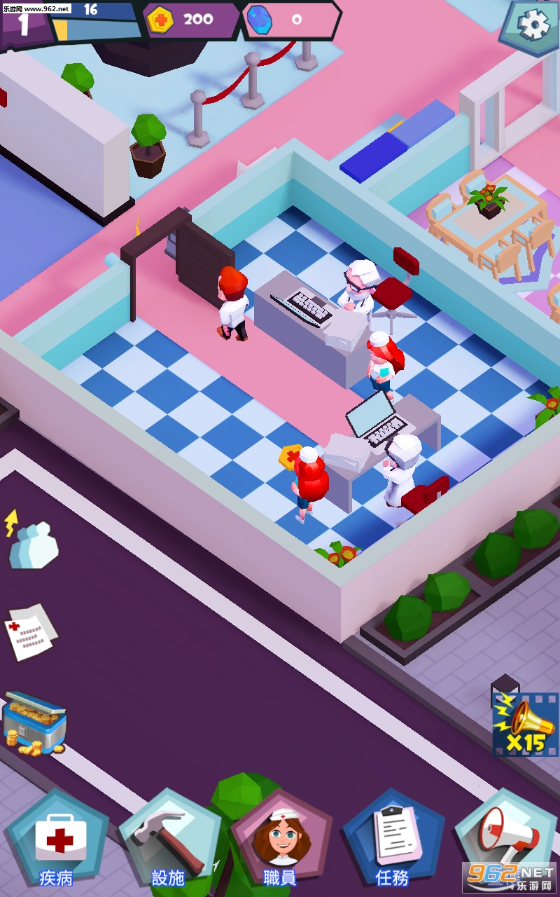 Idle Hospital Tycoon(����ҽԺ�����Ϸ)v1.04 �ƽ���ͼ2