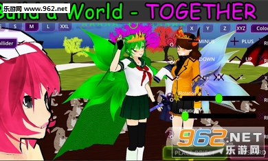 SchoolGirl AI - 3D Multiplayer Sandbox Simulator少女学院AI3D多人沙盒模拟器截图1
