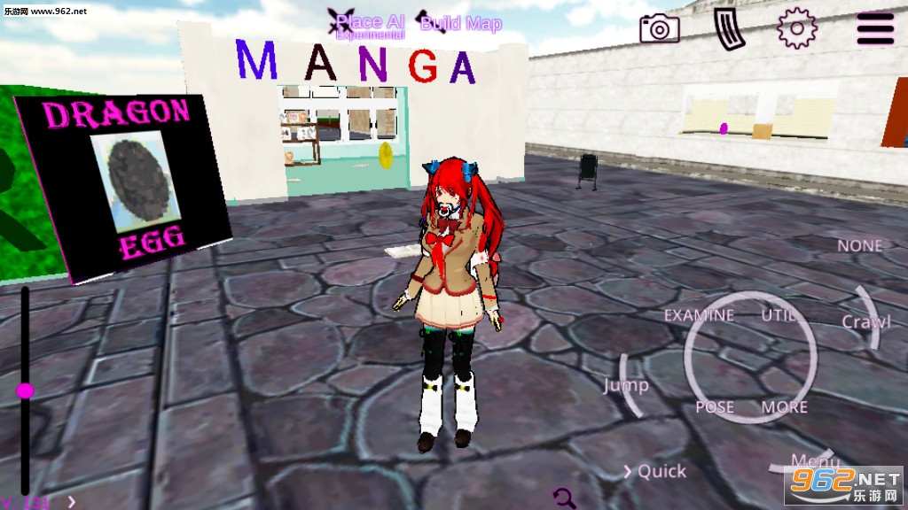 SchoolGirl AI - 3D Multiplayer Sandbox Simulator少女学院AI3D多人沙盒模拟器截图3
