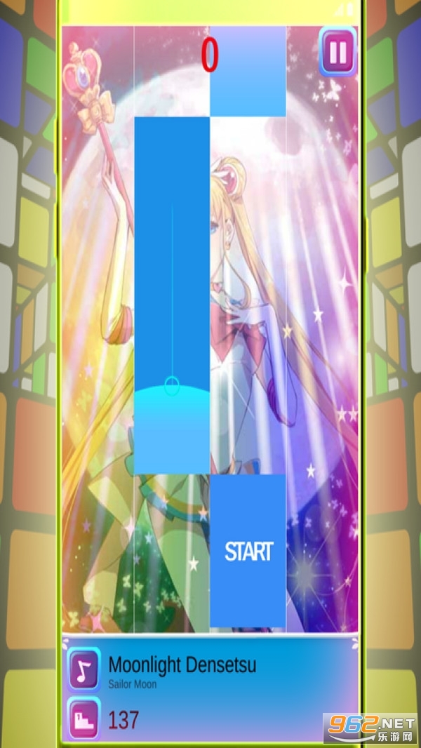 美少女战士钢琴瓷砖游戏 美少女战士钢琴瓷砖游戏