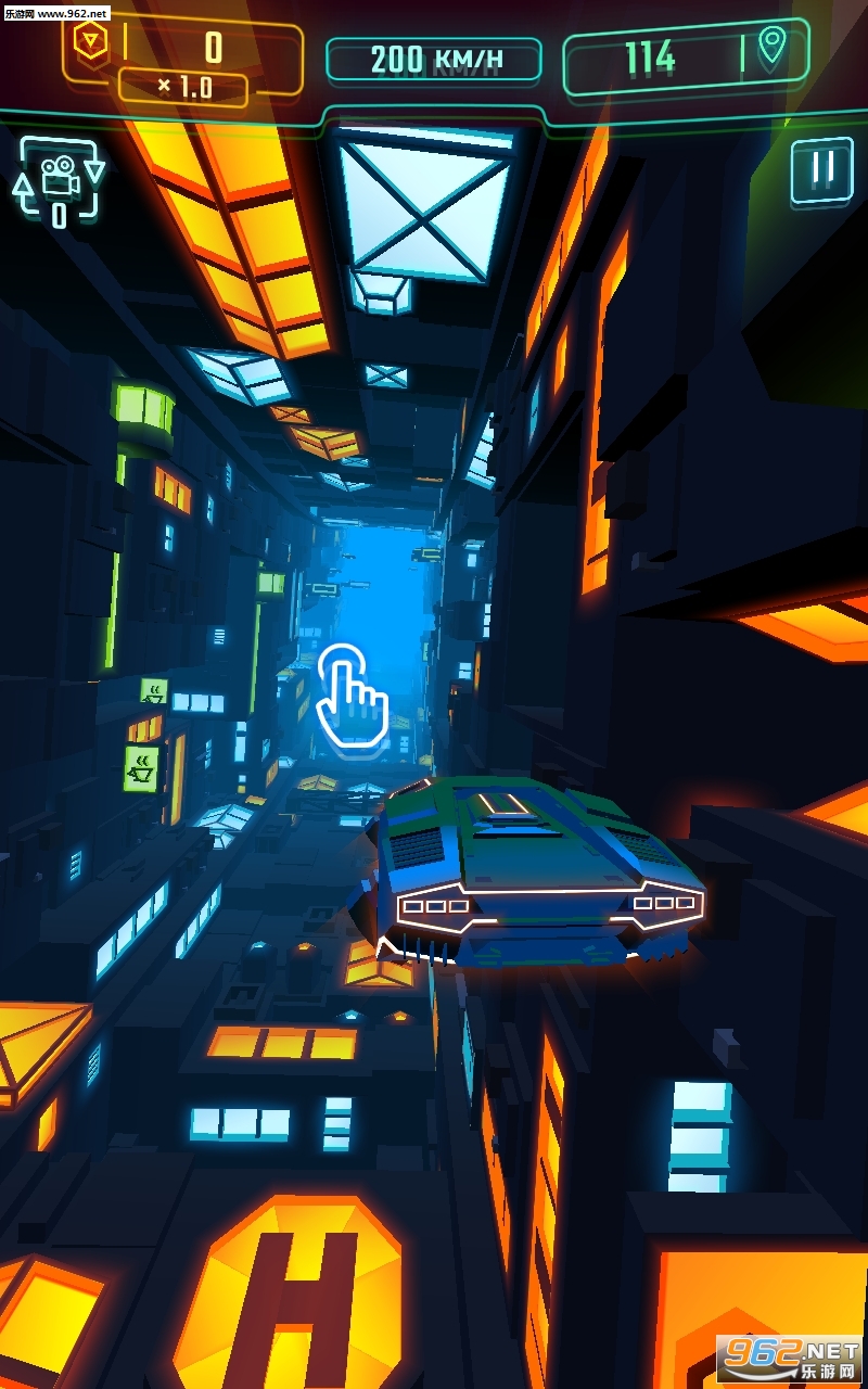 Neon Flytron(霓虹飞车手游)截图1