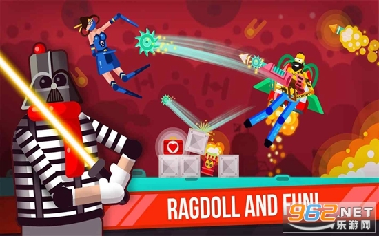 Ragdoll Rage(玩偶愤怒英雄竞技场手游)截图3