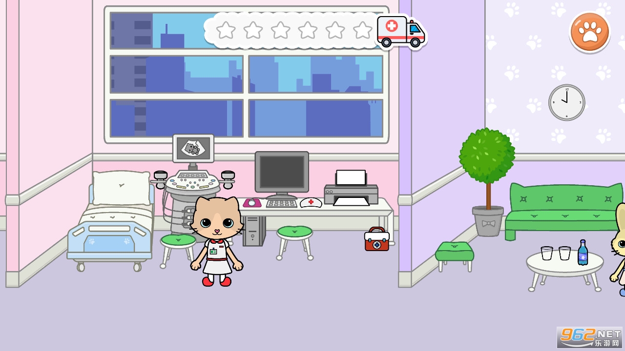 Yasa Pets Hospital(我的城市宠物店游戏)截图1