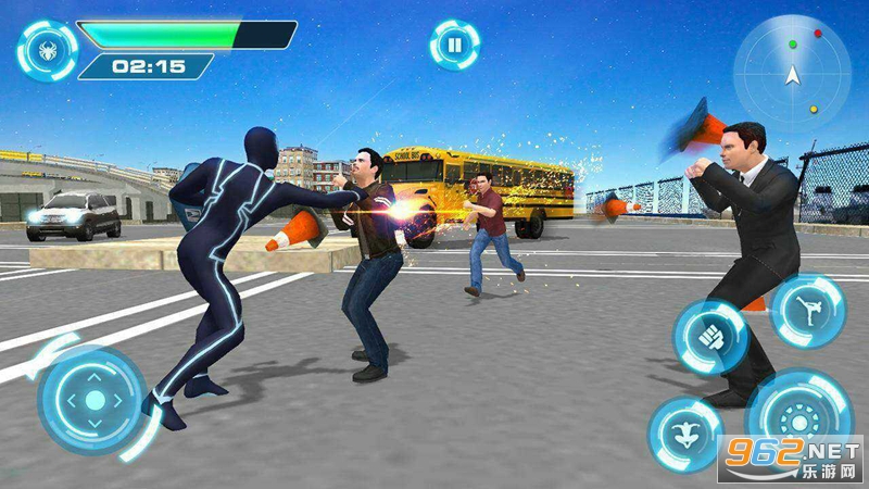 超级蜘蛛英雄中文版(Super Spider Hero Fighting Incredible Crime Battle)截图0
