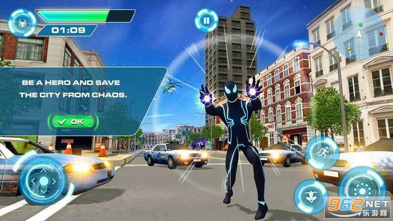 超级蜘蛛英雄中文版(Super Spider Hero Fighting Incredible Crime Battle)截图2