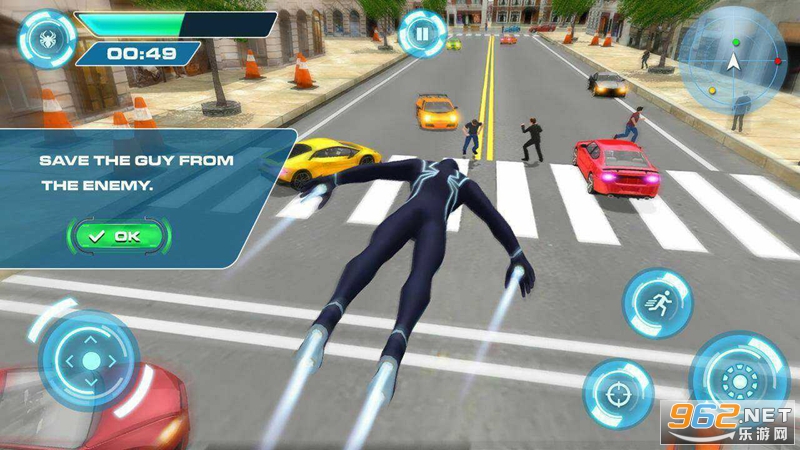 超级蜘蛛英雄中文版(Super Spider Hero Fighting Incredible Crime Battle)截图3
