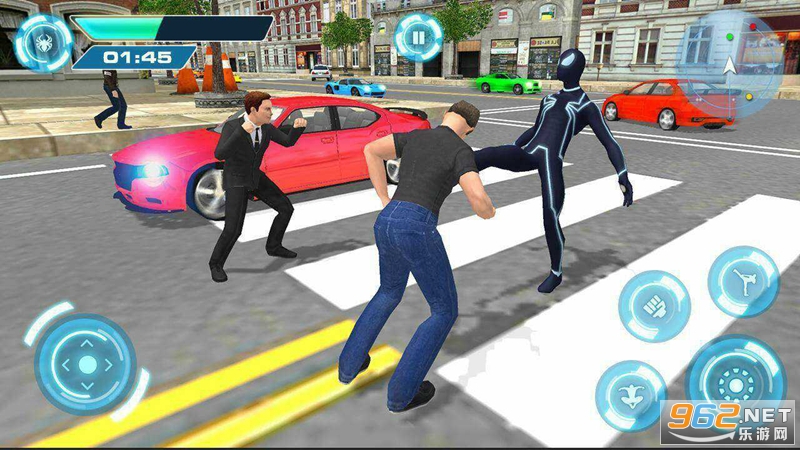 超级蜘蛛英雄中文版(Super Spider Hero Fighting Incredible Crime Battle)截图1