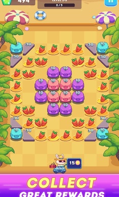 ���ӵ�(Rabbit Island - Brick Crusher Blast)��Ϸ��ͼ3