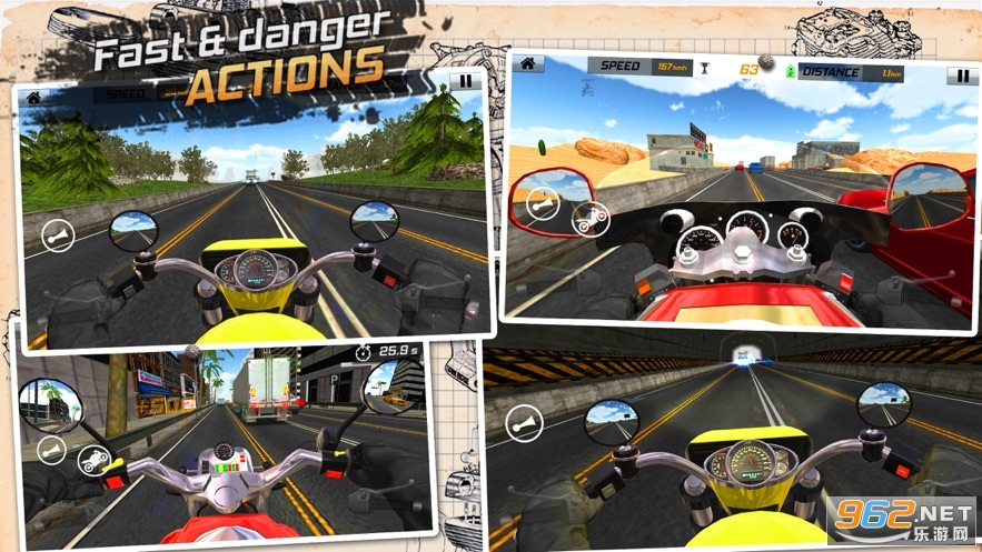 ��ͨ��ʿ��·�����İ�(Traffic Rider Highway Race)��ͼ2