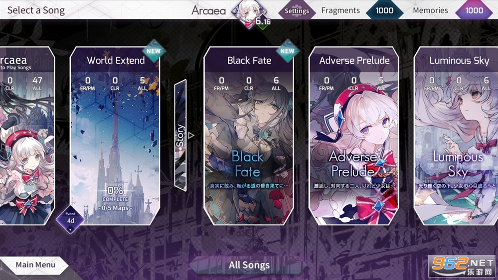 Arcaea���°�v3.6.0 ����ȫ������ͼ2