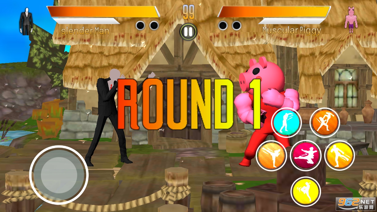 siren vs pigggy fighting(С�������ս����ͷ��Ϸ)��ͼ1