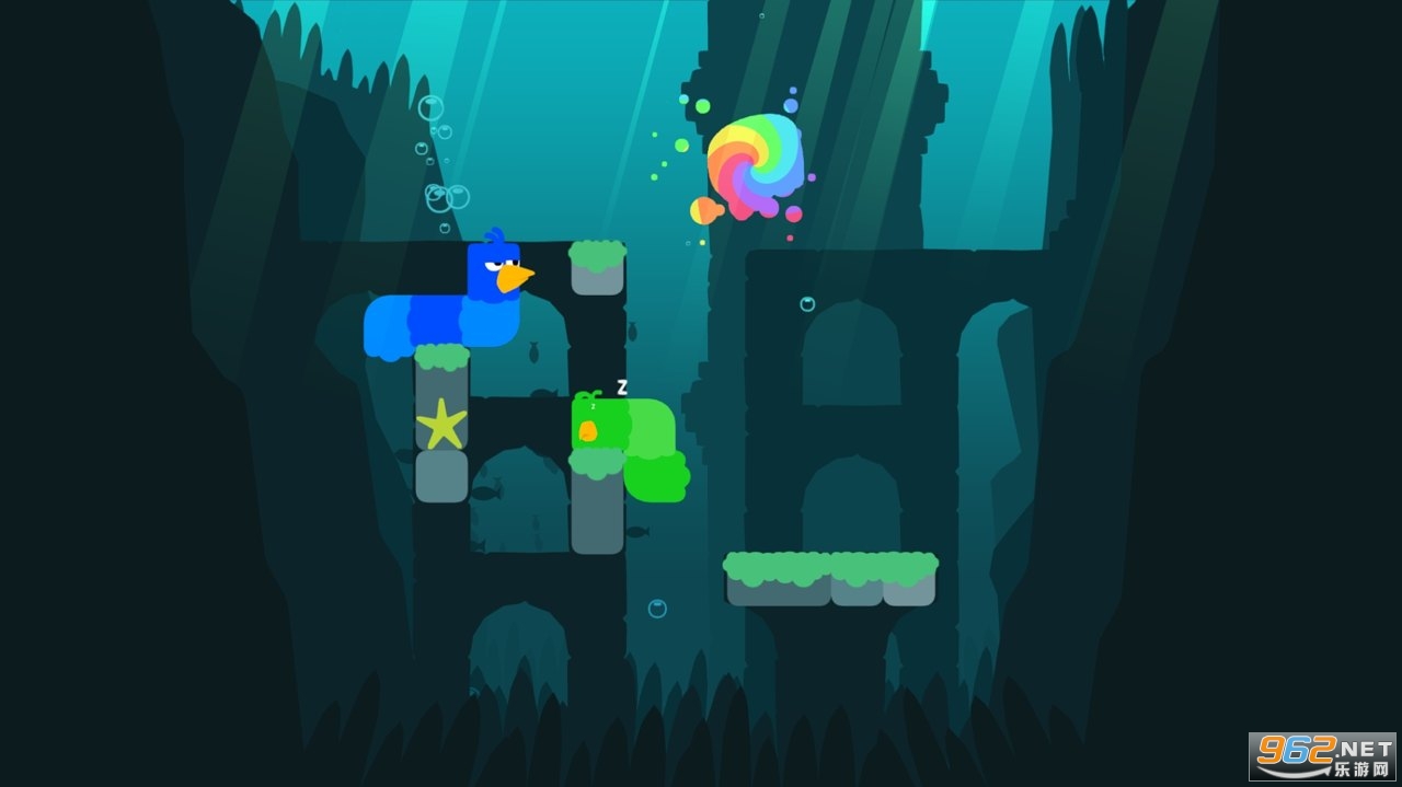 蛇鸟Snakebird游戏截图2