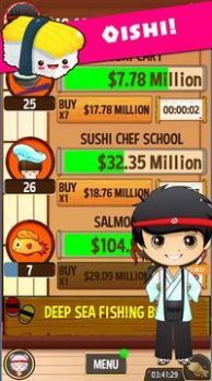 Sushi Tycoon Clicker(������˾�������İ�)v2.20 �ƽ���ͼ1